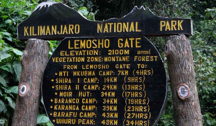 6- Days Lemosho Route